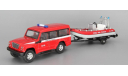 Модель IVECO Massif 5-door + BOAT (Vigili Del Fuoco) 1/43 MONDO MOTORS, масштабная модель, scale43