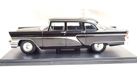 Модель ГАЗ/GAZ-13 ’ЧАЙКА’, black-черный (1960) 1:24 WhiteBox, масштабная модель, scale24