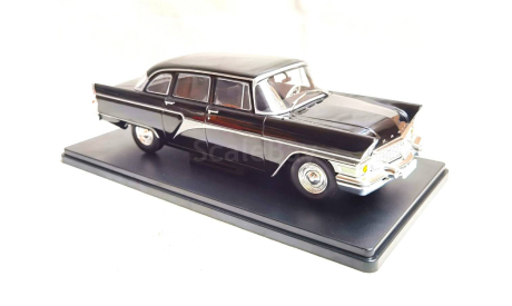 Модель ГАЗ/GAZ-13 ’ЧАЙКА’, black-черный (1960) 1:24 WhiteBox, масштабная модель, scale24