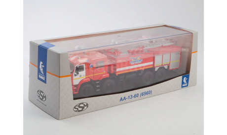 Модель аэродромный пож. автомобиль АА-13/60 (КАМАЗ-6560) ХРАБРОВО  1/43 SSM, масштабная модель, scale43