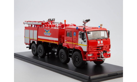 Модель аэродромный пож. автомобиль АА-13/60 (КАМАЗ-6560) ХРАБРОВО  1/43 SSM, масштабная модель, scale43