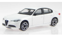 Модель ALFA ROMEO GIULIA (2016) white 1:43 BBURAGO, масштабная модель, scale43