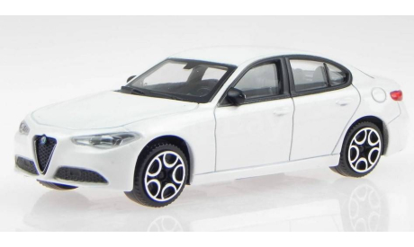 Модель ALFA ROMEO GIULIA (2016) white 1:43 BBURAGO, масштабная модель, scale43