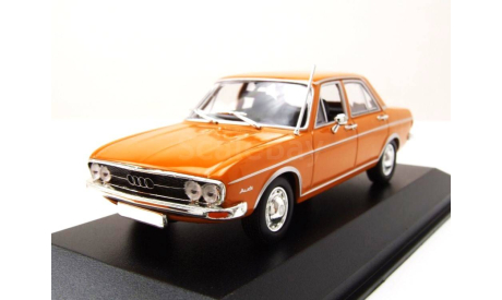 Модель Audi 100 С1 Saloon (1969) orange met. 1:43 Minichamps, масштабная модель, scale43