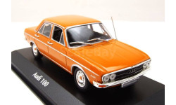 Модель Audi 100 С1 (1969) orange met. 1:43 Minichamps