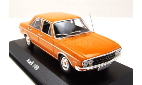 Модель Audi 100 С1 Saloon (1969) orange met. 1:43 Minichamps, масштабная модель, scale43