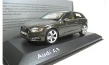 Модель AUDI A3 8V SPORT QUATTRO DAKOTA GREY (2013) 3 door 1:43, масштабная модель, i-SCALE, scale43