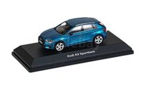 Модель AUDI A3 (8Y) SPORTBACK Atoll blue (2020) 1:43 i-Scale/DEALER VERSION, масштабная модель, scale43