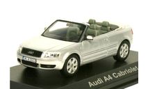 Модель Audi A4 (B6) 2002 Cabriolet silver 1:43 NOREV, масштабная модель, scale43