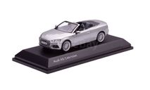 Модель AUDI A5 CABRIOLET OPEN (2017) silver 1/43 SPARK (DEALER VERSION), масштабная модель, scale43