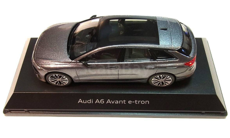 Модель Audi A6 Avant e-tron daytona grey 1:43 Norev/DEALER VERSION, масштабная модель, SPARK, scale43