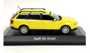 Модель AUDI A6 (C5) Avant 1997 yellow 1:43 MINICHAMPS/MAXICHAMPS, масштабная модель, scale43