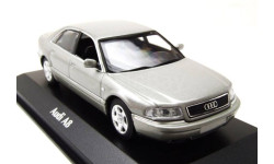 Модель AUDI A8 (D2) sedan 1999 silver 1:43 MINICHAMPS/MAXICHAMPS