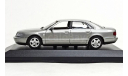 Модель Audi A8 (D2) 1999 silver met. 1:43 MINICHAMPS, масштабная модель, scale43, Volkswagen