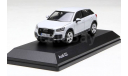 Модель Audi Q2 (2016) Tfsi white 1:43 I-Scale (DEALER VERSIION), масштабная модель, scale43