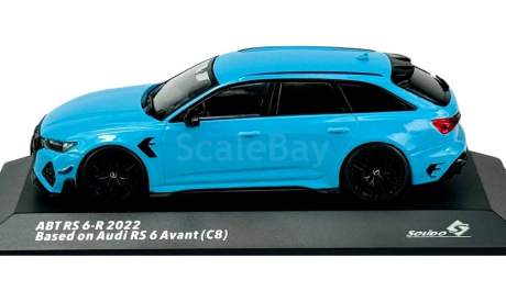 Модель Audi RS 6-R AVANT (C8) ABT 2022 blue 1:43 Solido, масштабная модель, scale43