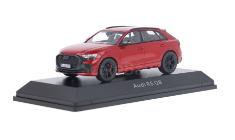 Модель Audi RS Q8 SUV 2024 chili red 1:43 Norev (DEALER VERSION), масштабная модель, SPARK, scale43