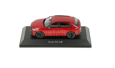 Модель Audi RS Q8 SUV 2024 chili red 1:43 Norev (DEALER VERSION), масштабная модель, SPARK, scale43