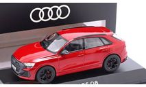 Модель Audi RS Q8 SUV 2024 chili red 1:43 Norev (DEALER VERSION), масштабная модель, SPARK, scale43