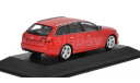 Модель Audi RS6 Avant (2007) Misano red pearl effect 1:43 Minichamps, масштабная модель, scale43