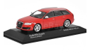 Модель Audi RS6 Avant (2007) Misano red pearl effect 1:43 Minichamps, масштабная модель, scale43