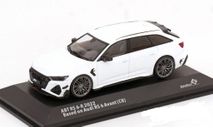 Модель Audi RS 6-R (C8) ABT (2022) white/белый 1/43 Solido, масштабная модель, scale43