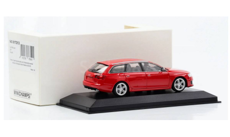 Модель Audi RS6 Avant (2007) Misano red pearl effect 1:43 Minichamps, масштабная модель, scale43