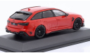 Модель Audi RS 6-R AVANT (C8) ABT 2022 red 1:43 Solido, масштабная модель, scale43