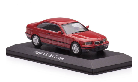 Модель BMW 3-SERIES COUPE (E36) 1992 red 1/43 Minichamps, масштабная модель, scale43