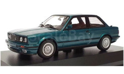 Модель BMW 3-SERIES (E30) 1986 green met. 1:43 MINICHAMPS