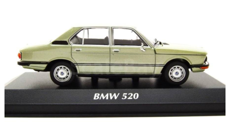Модель BMW 520 E12 (1972) green metal. 1:43 Minichamps, масштабная модель, 1/43