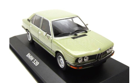 Модель BMW 520 E12 (1972) green metal. 1:43 Minichamps, масштабная модель, scale43