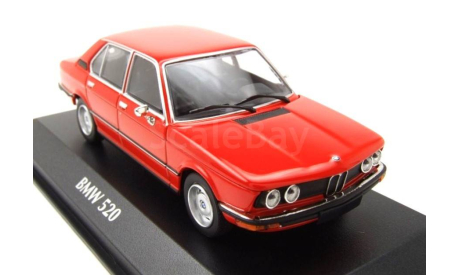 Модель BMW 520 E12 (1972) red/красный 1:43 Minichamps, масштабная модель, scale43