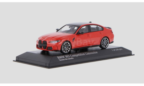 Модель BMW M3 (G80) Competition Limousine 2020 red met. 1:43, масштабная модель, MINICHAMPS, scale43