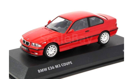 Модель BMW M3 (E36) COUPE 1999 red/красный 1:43 Solido, масштабная модель, scale43