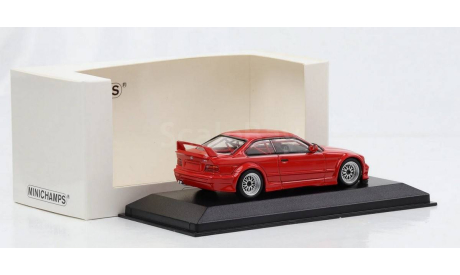 Модель BMW M3 (E36) GTR 1993 red 1:43 MINICHAMPS/Limited Edition 500 pcs., масштабная модель, scale43