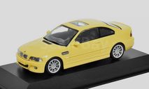 Модель BMW M3 COUPE (E46) 2001 yellow met. 1:43 Minichamps, масштабная модель, 1/43