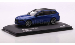 Модель BMW M3 Touring (G81) Competition 2023 San Marino blue 1:43 Solido