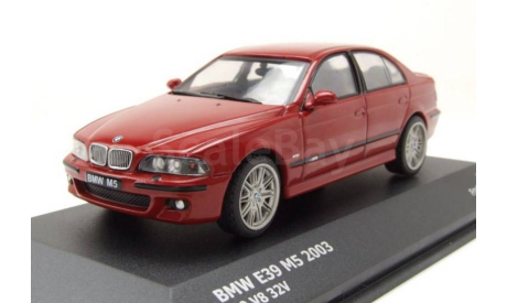 Модель BMW M5 (E39) 2003 Imola red/красный 1:43 Solido, масштабная модель, scale43