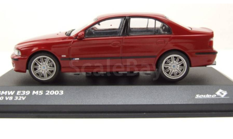 Модель BMW M5 (E39) 2003 Imola red/красный 1:43 Solido, масштабная модель, scale43