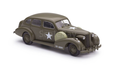 Модель BUICK ROADMASTER 1938 Model U.S. ARMY HQ (USA) 1943 1:43 DEA/POLAND, масштабная модель, DeAgostini (военная серия), scale43