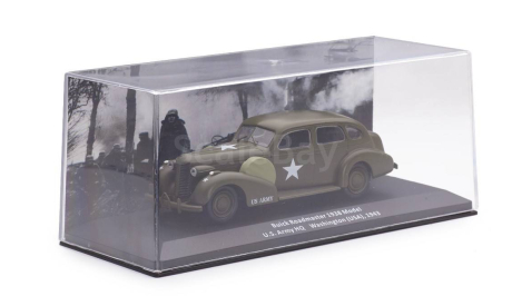 Модель BUICK ROADMASTER 1938 Model U.S. ARMY HQ (USA) 1943 1:43 DEA/POLAND, масштабная модель, DeAgostini (военная серия), scale43
