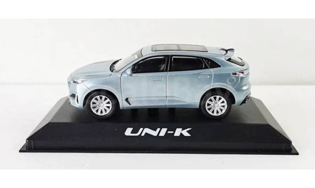 Модель Changan UNI-K 2.0 AWD air blue metallic 1/43, масштабная модель, MISSION MODEL, scale43