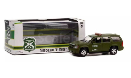 Модель Chevrolet Tahoe Carabineros de Chile (2011) 1/43 Greenlight, масштабная модель, scale43