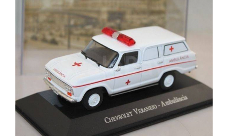 Модель CHEVROLET VERANEIO AMBULANCIA/AMBULANCE 1/43 IXO, масштабная модель, 1:43