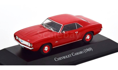 Модель CHEVROLET CAMARO ZL1 COUPE red (1969) 1:43 DEAGOSTINI, масштабная модель, scale43