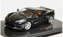 Модель Chevrolet Corvette C8 Stingray, black 2020 1:43 IXO/MOC304, масштабная модель, scale43