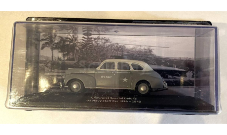Модель CHEVROLET SPECIAL DELUXE USA NAVY -1943 1:43 DEA/POLSKA, масштабная модель, 1/43