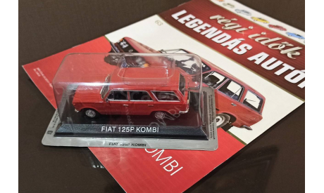 Модель FIAT 125P (POLSKI) KOMBI red 1:43 DEA/Hungary, масштабная модель, DeAgostini, scale43