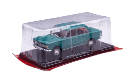 Модель FIAT 125P Polski (1970) зеленый 1:24 HACHETTE, масштабная модель, 1/24